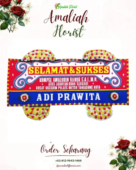 Papan Bunga Ucapan Selamat Sidodamai